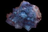 Purple Cubic Fluorite With Fluorescent Phantoms - Cave-In-Rock #191998-3